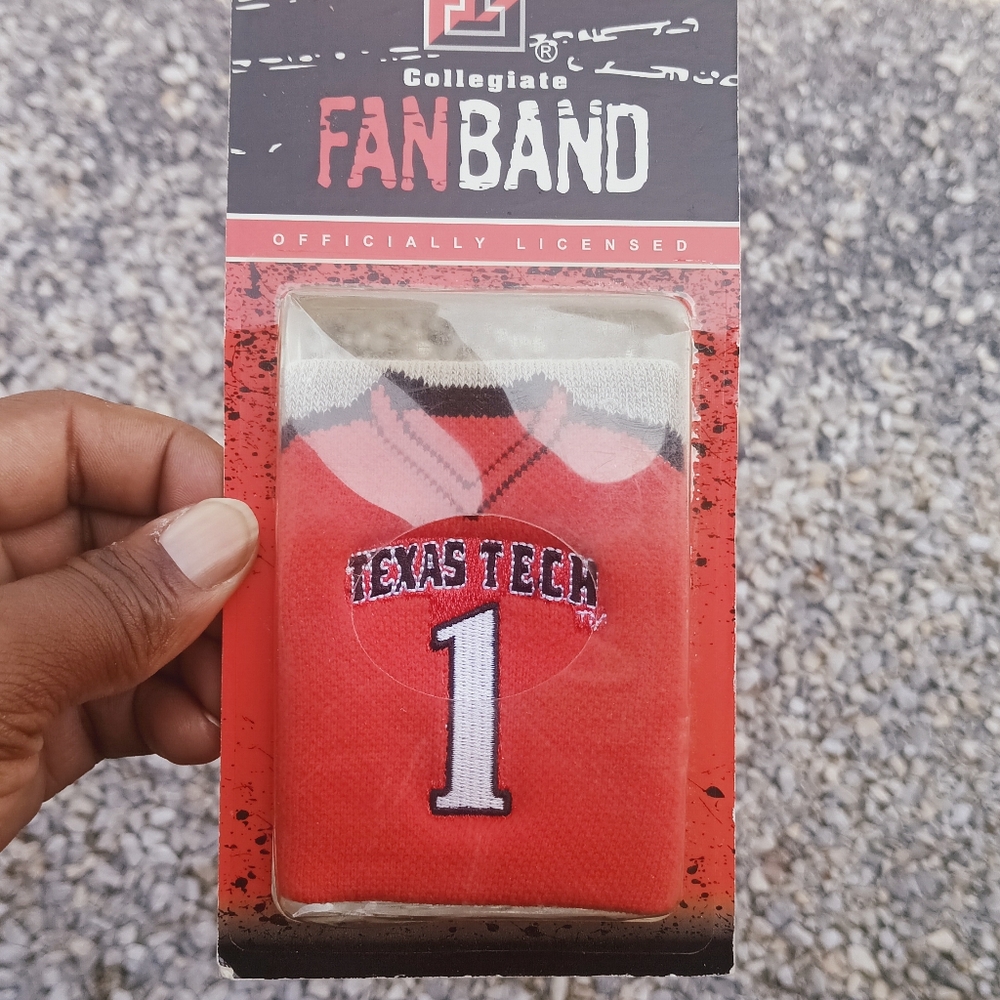 Source Unknown Red Collegiate Fan Band